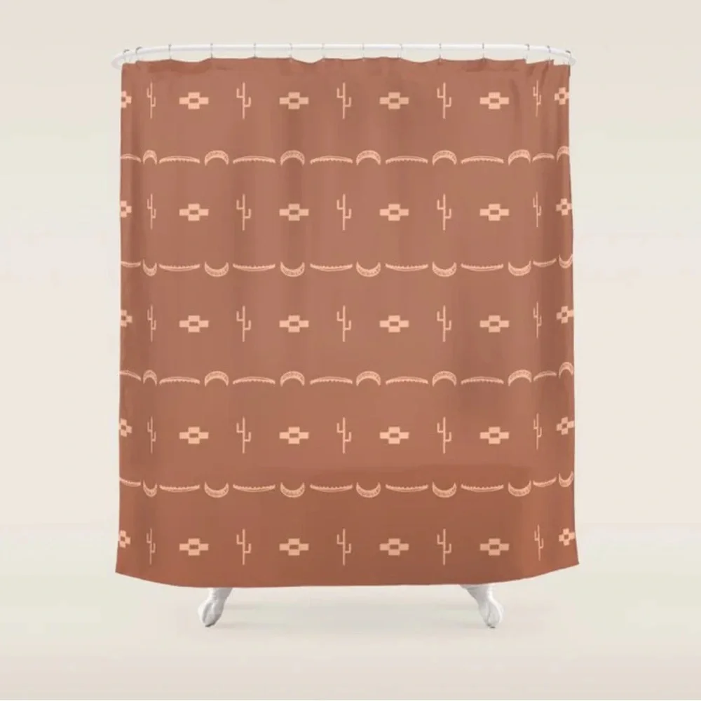 Southwestern Mauve Shower Curtain